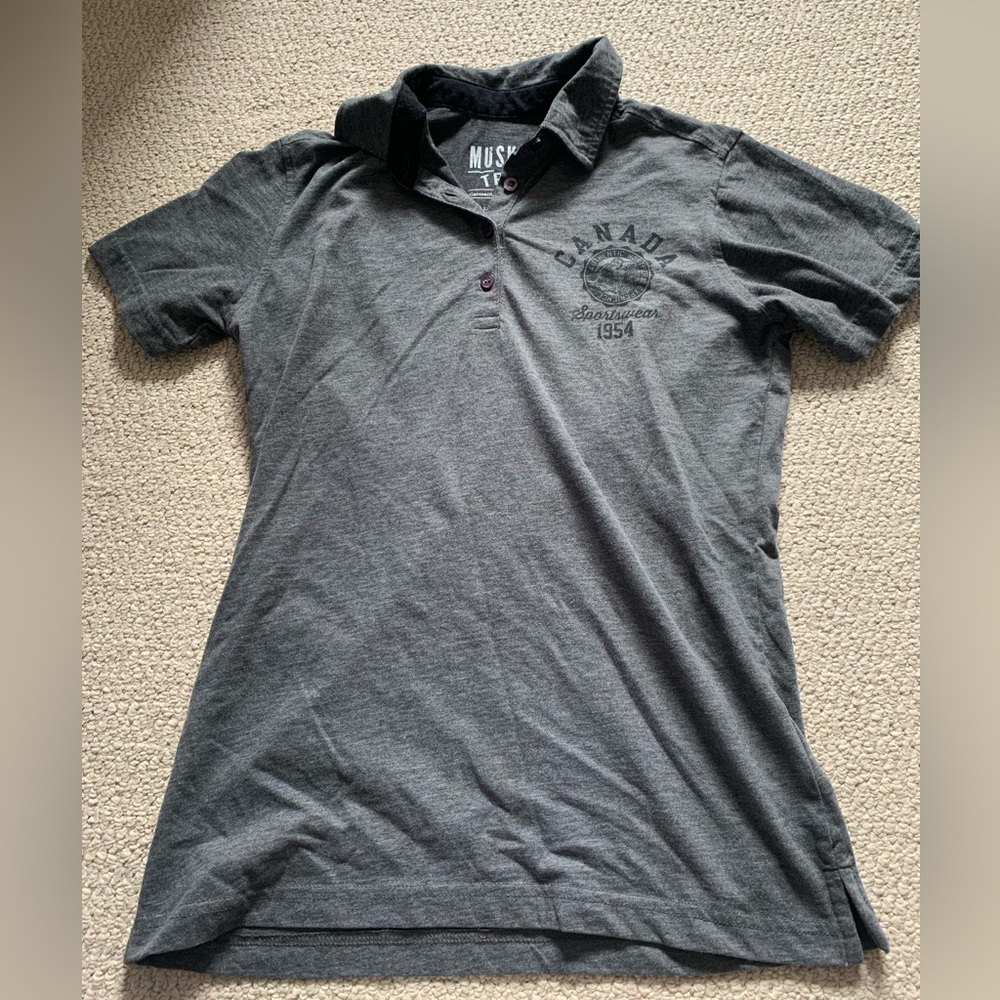 Muskoka Trail Soft Women’s Gray Polo Shirt